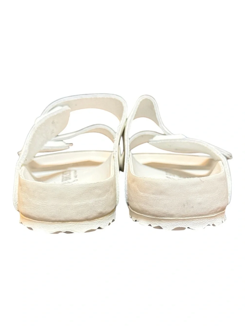 Birkenstock Arizona White Sandals Men’s 11 EU 44 Regular Fit NIB